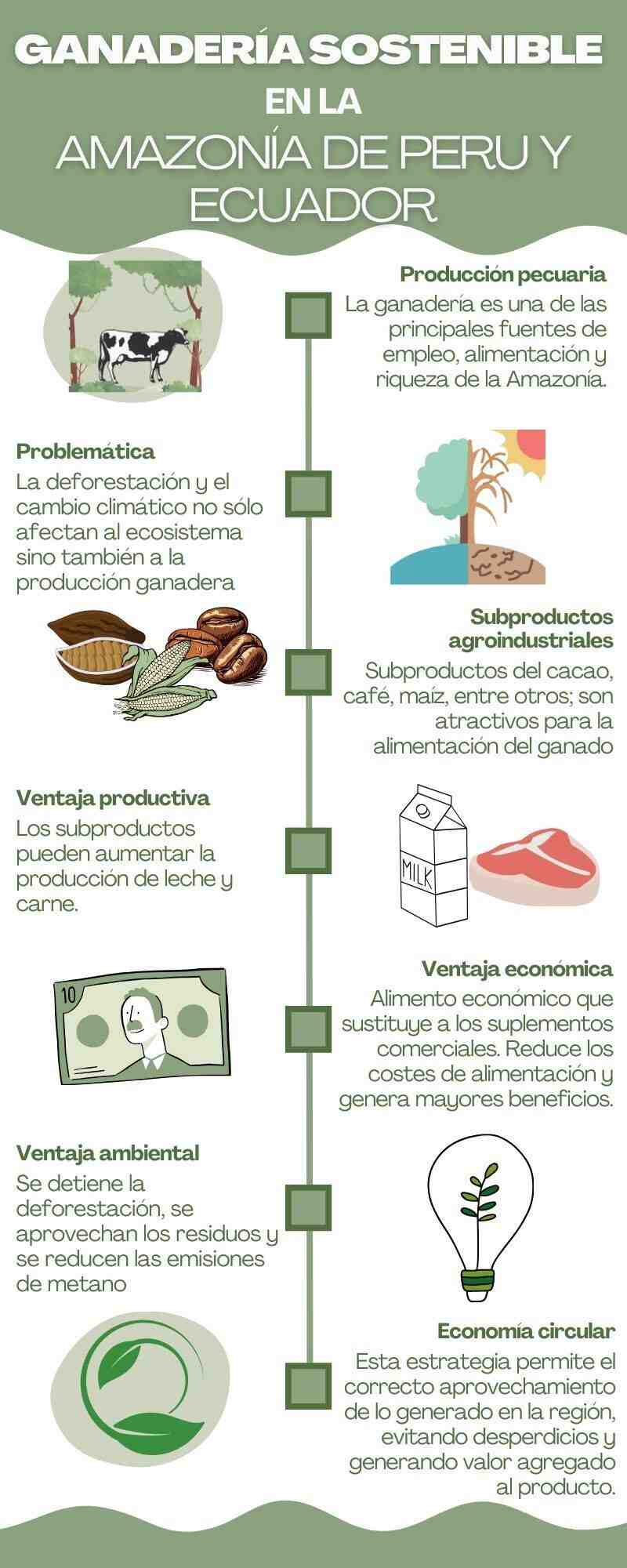 Ganadería sostenible en la Amazonia de Peru y Ecuador