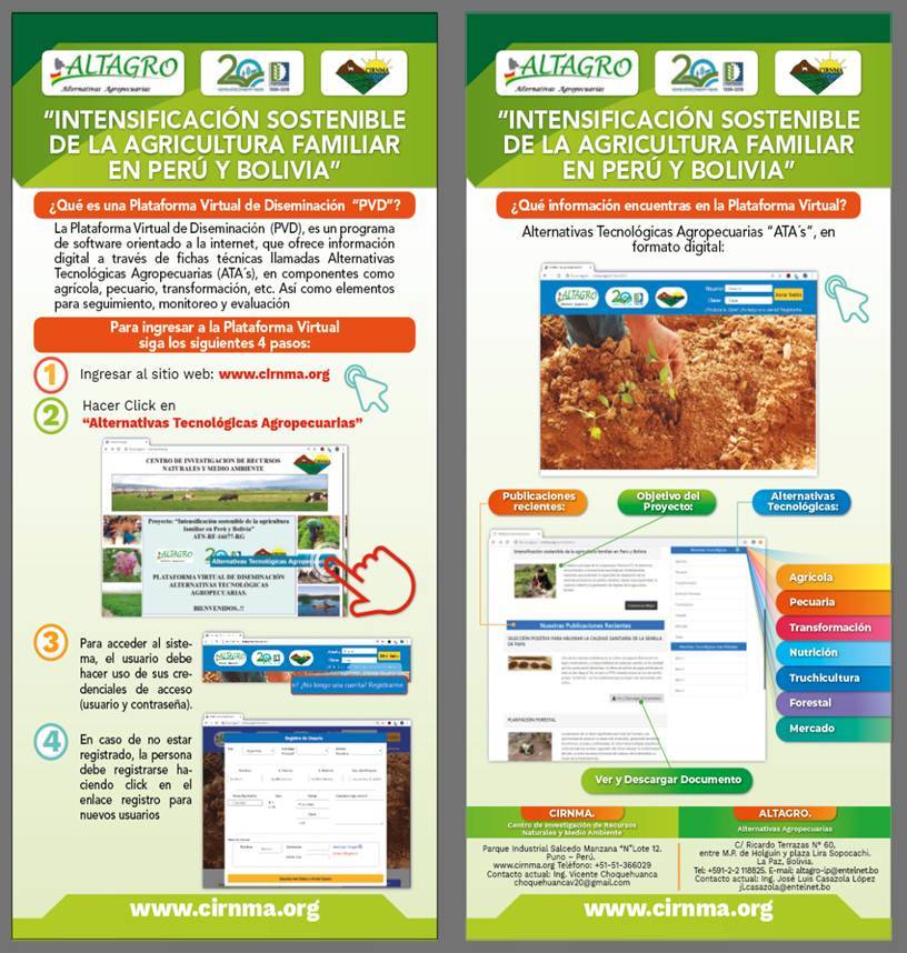 Intensificación sostenible de la agricultura familiar en Perú y Bolivia