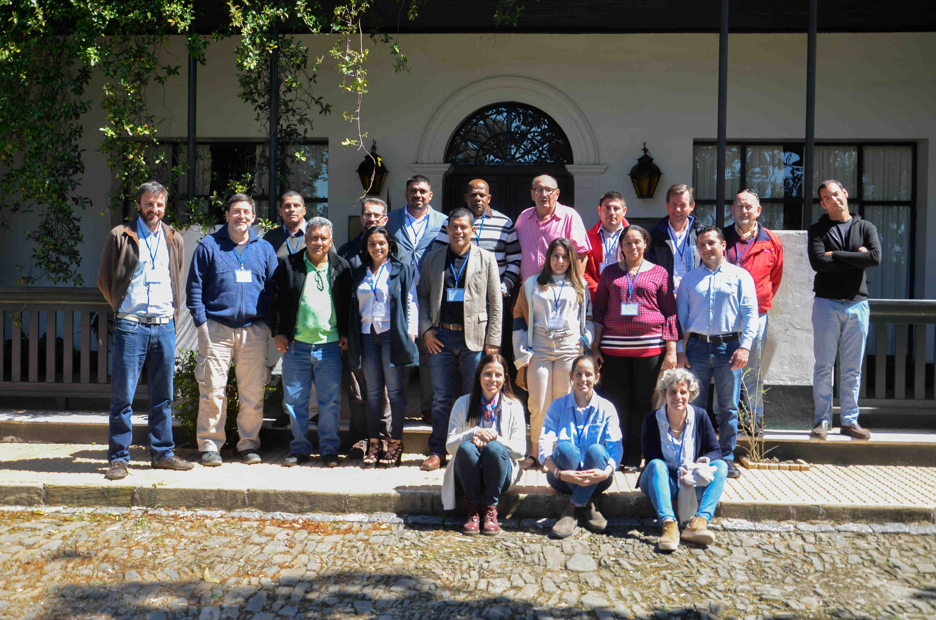 The full team of the 11 countries during a Workshop in INIA Uruguay, 2019